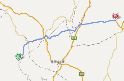 大楊樹到五大連池公路有多遠